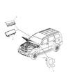 2011 Jeep Compass Air Bag Diagram - 1SR37XDVAB