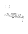 Ram ProMaster 3500 Front Cross-Member Diagram - 68100667AD