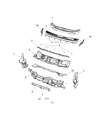 Jeep Cherokee Dash Panels Diagram - 68288859AA