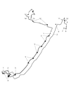 2010 Jeep Wrangler Brake Line Diagram - 52129125AE