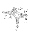Jeep Crossmember Bushing Diagram - 68319615AB