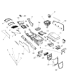 Chrysler Armrest Diagram - 6LG35ML2AB