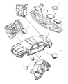 2012 Chrysler 300 Car Speakers Diagram - 1WQ34DX9AA