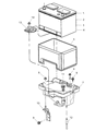 Chrysler PT Cruiser Battery Terminal Diagram - 5161517AA