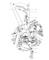 2004 Jeep Grand Cherokee Power Steering Hose Diagram - 52088916AB