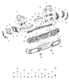 2020 Jeep Wrangler Bumper Diagram - 6QE24RXFAB