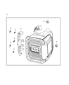 Jeep Gladiator Back Up Light Diagram - 68336583AG