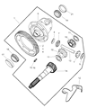 Chrysler Cirrus Differential Diagram - 4659500AB