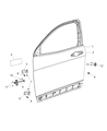 Jeep Cherokee Door Check Diagram - 68103030AA