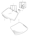 2000 Chrysler Sebring Car Mirror Diagram - MR512691