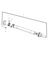 2011 Ram 1500 Drive Shaft Diagram - 52123021AC
