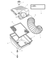 Dodge Ram 2500 Air Filter Box Diagram - 4728407