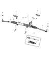 Chrysler Rack And Pinion Diagram - 4584573AF