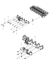 Ram Exhaust Manifold Diagram - 68027070AA
