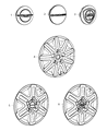 Ram C/V Wheel Cover Diagram - 4726433AA