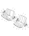 2003 Dodge Ram 2500 Seat Cushion Diagram - XJ631L5AA
