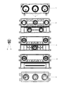 2009 Dodge Journey A/C Switch Diagram - 55111950AA