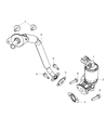 Dodge EGR Valve Diagram - 4593688AD