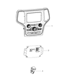 Jeep Grand Cherokee A/C Switch Diagram - 56054381AC