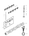 Chrysler Aspen Camshaft Diagram - 53022065AA