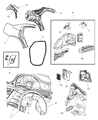 Chrysler Door Seal Diagram - UW64BD1AB
