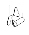 2010 Dodge Nitro Drive Belt Diagram - 53013892AB