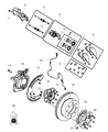 Ram Steering Knuckle Diagram - 68217027AA