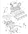 Chrysler Exhaust Heat Shield Diagram - 4667665