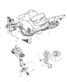 2000 Dodge Ram 3500 Transmission Oil Cooler Hose Diagram - 52028670AG