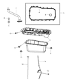 Chrysler Dipstick Diagram - 4892463AA