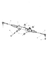 Ram Rack & Pinion Bushing Diagram - 52113031AD