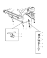 Dodge Ram 1500 Sway Bar Link Diagram - 52037712AB