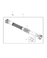 Jeep Gladiator Drive Shaft Diagram - 68272525AC