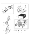 Ram 4500 Air Filter Box Diagram - 68137142AB