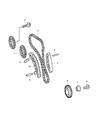Dodge Caliber Timing Chain Guide Diagram - 68089061AA