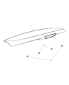 2022 Dodge Durango Spoiler Diagram - 68519100AA