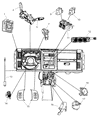 Jeep Wrangler Dimmer Switch Diagram - 5016709AC