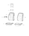 Ram ProMaster 3500 Armrest Diagram - 5SF69JXWAB