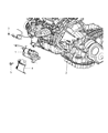 Ram Starter Motor Diagram - RL801852AB