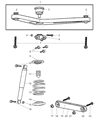 2002 Jeep Liberty Bump Stop Diagram - 52088705AB