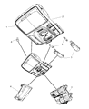 2007 Chrysler Pacifica Dome Light Diagram - XZ551W1AA