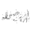 Jeep Renegade Fender Diagram - 68263197AA
