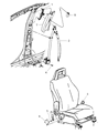 2012 Dodge Caliber Seat Belt Diagram - 1GC401DVAC