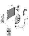 Dodge Journey Radiator Hose Diagram - 5058944AC