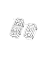 Dodge Challenger Power Window Switch Diagram - 68183752AF