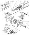 1998 Dodge Dakota Brake Caliper Diagram - R4886072AA
