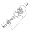 Chrysler Oil Pump Gasket Diagram - 4269661AB