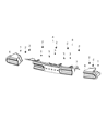 Dodge Challenger Back Up Light Diagram - 68174068AE
