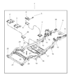 Jeep Wrangler Control Arm Bracket Diagram - 5003834AC