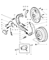 Jeep Brake Drum Diagram - 52128270AA